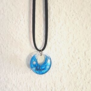 Handmade "believe" necklace